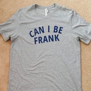 Bella Canvas Light Gray Tee with Navy Text